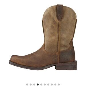 Ariat Tan Leather Cowboy Boots Size 12